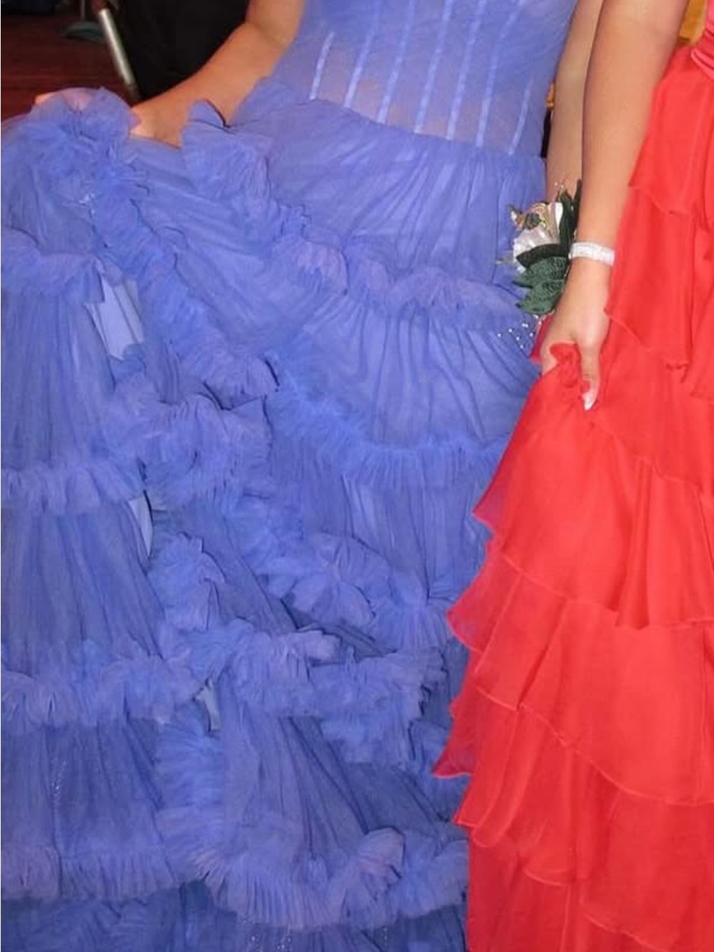 Girls' Lavender Ruffle Tulle Dress - Brand - Picture 2 of 2